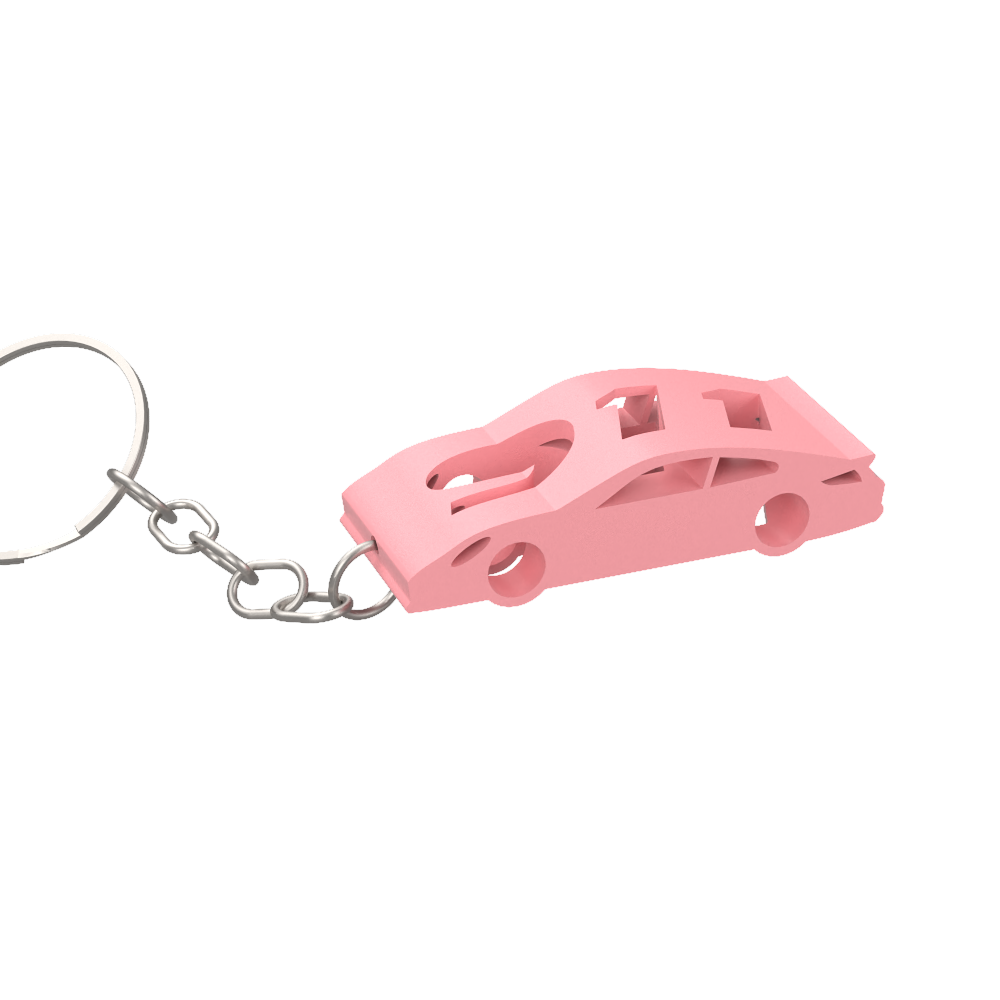 Porsche 911 - Dual View Keychain